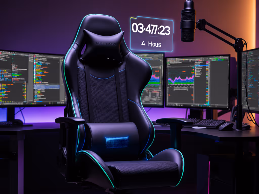 Gaming Chair for Streamers: 4-Hour Comfort Tested