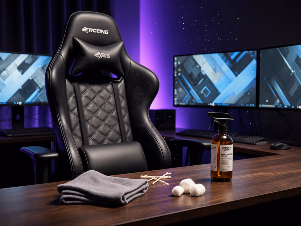 Gaming Chair Material Care Guide: Keep It Clean Longer