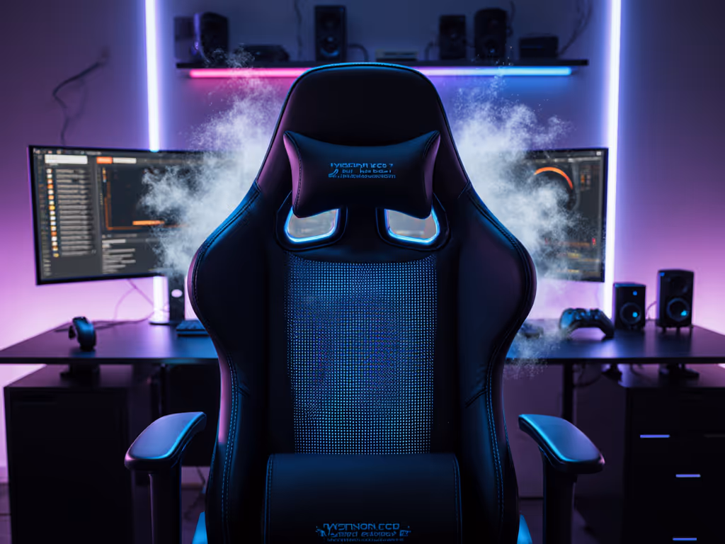 Breathable Fabric Gaming Chairs Prevent Heat Buildup